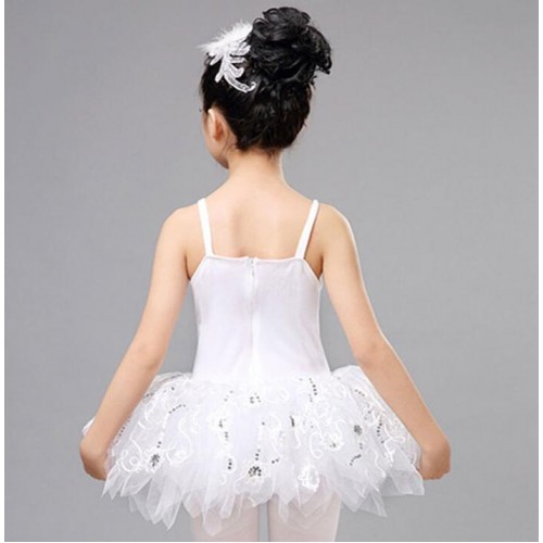 Professional White Swan Lake Ballet Tutu Costume Girls Children Ballerina Dress Kids Ballet Dress Dancewear Dance Dress For Girl
